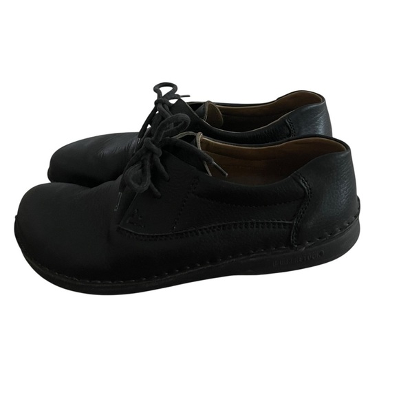 Birkenstock Black Leather Slip-On Loafers Man Size 13 main image 6